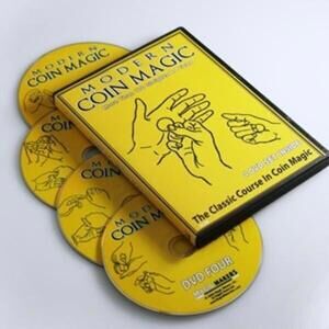 Modern Coin Magic - 4 DVD Set - The Classic Course in Coin Magic Tricks